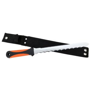 Wallboard Insulation Knife 280mm Serrated Blade Inc Sheath K-3280