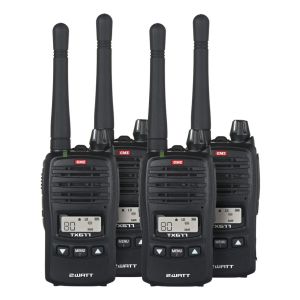 GME CB Radio 2 Way Walkie Talkie 2W UHF Transceiver TX677QP 4 Piece DC9050