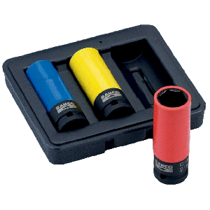 Bahco 3PC 1/2" DR Wheel Socket Set BWSS12P3
