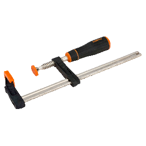 Bahco 100 x 200MM Rubberised Handle F-Clamp 420SH-100-200