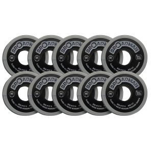 Broadman Teflon Tape Extra Wide Grey 10 Piece 19mm x 30m Roll 4810 RED419