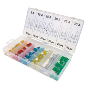 Silvan TC1038 Fuse Set 120 Piece Assorted Mini Fuses TC1038