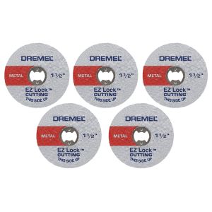 Dremel Metal Cut-Off Rotary Wheels 5 Piece EZ Lock 1.5" EZ456B