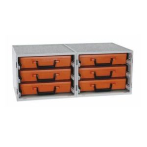 Wattmaster RolaCase Dual Cabinet Kit Assembled With Carry Cases WATRCDK2/C