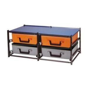 Wattmaster Rolacase Dual 4 Drawer Frame Kit Including 4 Cases And Work Top WATRCDK3