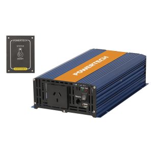 Powertech Pure Sine Wave Inverter 1000W 12VDC to 230VAC MI5736