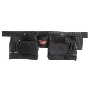 WallBoard BT-600M Nail Bag Tools Moccasin Leather Premium 4 Pocket BT-600M
