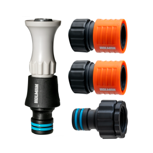 Holman 18mm 4 Piece Hi-Flow Nozzle Connector Set 6550H