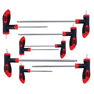 888 Tools T834706 Hex Allen Key Set 8 Piece SAE HEXKEY T-Handle T834706