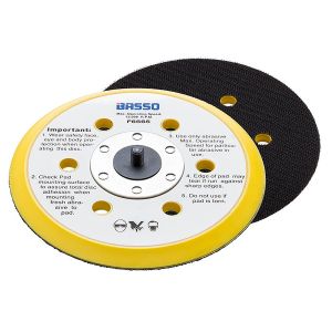 Basso 6"/150mm Dust Free Velcro Backing Pad - Ext 5/16"UNF F6565