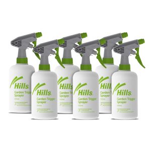 Hills Trigger Sprayer 6 Pack 500ml Indoor Plants And Household Cleaning 100722