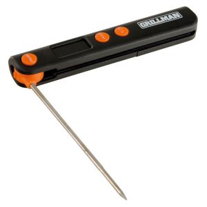 Grillman 101233 Digital Thermometer Flip Tip Stainless Steel Probe 101233