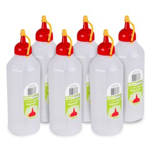 Décor Sauce Bottle 6 Pack 1Lt Plastic Dispenser 043806-006