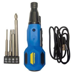 WATTMASTER 3.6V RECHARGEABLE SCREWDRIVER WITH 4 BITS WATH300Q4