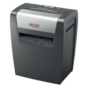 REXEL Office Paper Shredder Cross Cut Momentum 6 Sheet 15L Bin X406 2104569AU