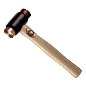 Thor Hammer 44mm Face Copper/Rawhide 1600G (3-1/2LB) Mallet TH214