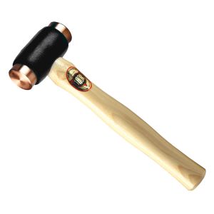 Thor Copper Hammer Mallet 32mm Face Size 1 830G (2LB) Wood Handle TH310