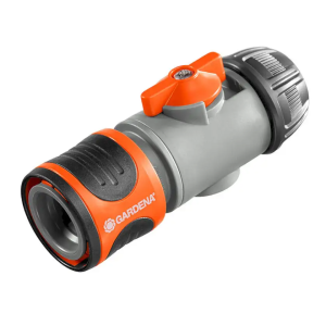 Gardena 13mm Hose Connector with Control Valve G942