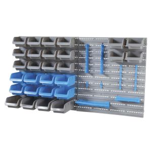 Storage Organizer HB6340 44 Piece Wall Mounted Assorted Bin Sizes HB6340