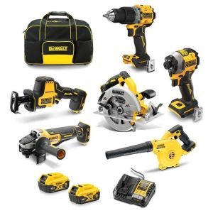 DeWALT 18V 5.0Ah XR Brushless 6 Piece Combo Kit DCZ601P2-XE