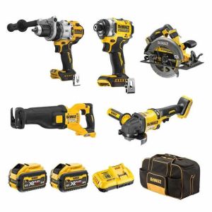 DeWALT 18V/54V XR FLEXVOLT Brushless 5PC Combo Kit (2 x 6.0Ah) DCZ507T2-XE