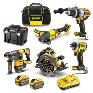 DeWALT 18V/54V XR FLEXVOLT Brushless 5PC Combo Kit (2 x 6.0Ah) DCZ503X2-XE