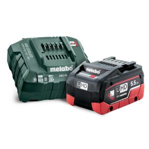 Metabo AU32100500 Battery Pack 18v 5.5Ah & Charger ASC 55 12-36v AU32100500