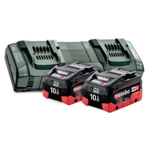 Metabo 12-36v 10Ah Battery Twin Pack & Dual Charger ASC 145 AU62749810