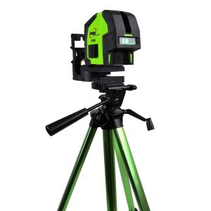 Imex Crossline Plumb Spot Laser GREEN BEAM Self Levelling Inc Tripod LX22GS