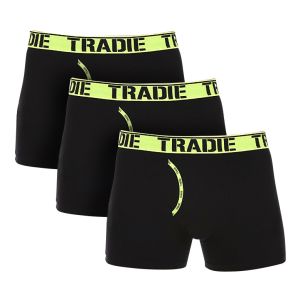 Tradie MJ1621SK Man Front Trunks 3 Pack X-LARGE Yellow & Black MJ1621SK