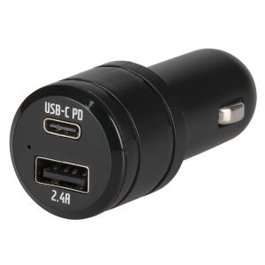 Car Cigarette MP3694 Lighter Adaptor 32W USB A + Type-C MP3694