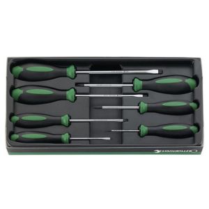 Stahlwille Screwdriver Set 7 Piece Drall 5 Slot, 2 Phillips 96469115