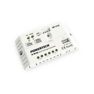 Powertech  Solar Charge Controller with USB 12/24V 20A MP3752
