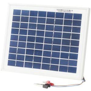 Powertech Solar Panel with Clips 12V 5W  230 x 205 x 18mm ZM9049