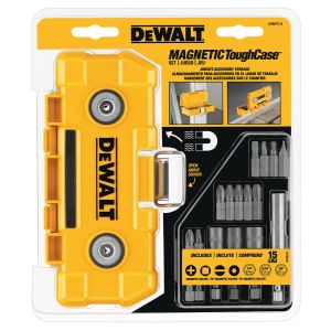 DeWALT 15PC Magnetic Impact Screwdriving Bit Set DWMTC15