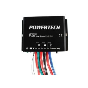 Powertech 12/24V 20A PWM Solar Charge Controller with Timer Function IP67