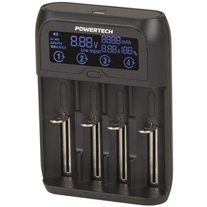 4-Channel Universal Fast Charger with LCD