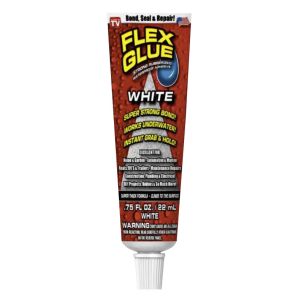 FLEX GLUE GFSWHTMINI Mini Tube 22ml WHITE Waterproof Adhesive GFSWHTMINI