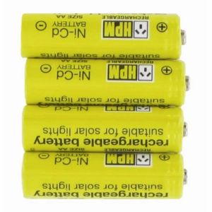 HPM Solar Rechargeable AA Batteries - 4 Pack DSLBAT4