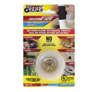 Tommy Tape 25mm x 3m Silicone Clear TTCL