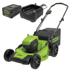 Greenworks 60V 6.0Ah 460MM Push Lawn Mower Kit 2514507AU-Kit-6