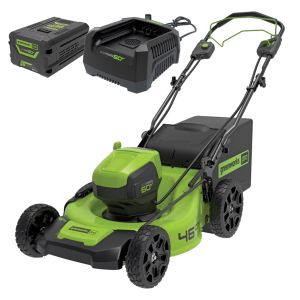 Greenworks 60V 6.0Ah 460MM Self Propelled Lawn Mower Kit 2514607AU-Kit-6