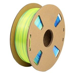 Protech Tri-Chroma Silk Blue, Purple and Yellow PLA Filament 1kg 1.75mm TL4584