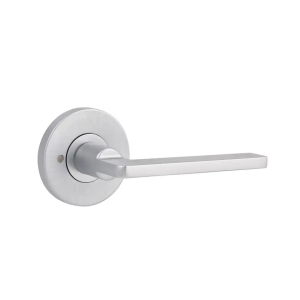 Lane Murano Privacy Leverset Round Brushed Satin Chrome L960565