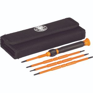 Klein 8-in-1 Insulated Precision Screwdriver Set with Case A-32584INSR