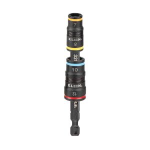 Klein 4-in-1 Impact Rated Flip Socket Set Metric A-32932M