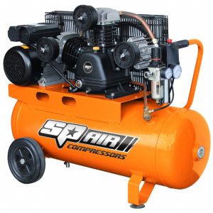 SP Tools 3.0HP 60LT Triple Cast Iron Portable Air Compressor SP18