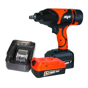 SP Tools Cordless Impact Wrench Kit 18V 1/2" Charger + 2X 3.0Ah Batteries SP81128