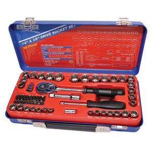 888 Tools T820199 Socket Set 1/4" + 3/8" Dr 55 Piece METRIC/SAE T820199