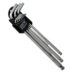 SP Tools Hex Allen Key Set 9PC Magnetic SAE Chrome SP34512